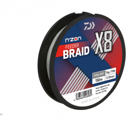 Fir Textil Daiwa - Nzon 8X Braid Steel Gray 0.10mm 150m Fir Textil Daiwa - Nzon 8X Braid Steel Gray 0.10mm 150m